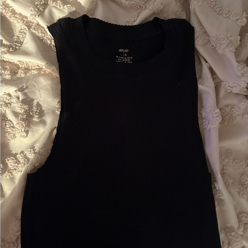 Aerie Midnight Black Sleeveless Top